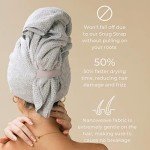 Ultra Soft Pink Hair Towel for Quick Drying
