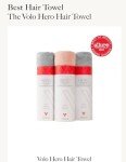 Ultra Soft Pink Hair Towel for Quick Drying