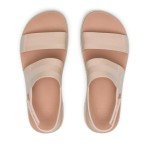 Sunset Coral Women’s Platform Sandals with Velcro Strap