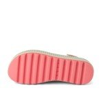 Sunset Coral Women’s Platform Sandals with Velcro Strap