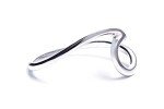 Silver Ocean Wave Ring for Women - Size 6