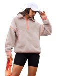 Cozy Oversized Fleece Pullover Jacket for Women
