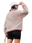 Cozy Oversized Fleece Pullover Jacket for Women