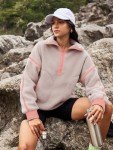 Cozy Oversized Fleece Pullover Jacket for Women