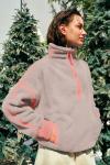 Cozy Oversized Sherpa Pullover with Pockets