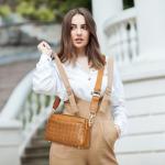 Small Genuine Leather Shoulder Bag for Women