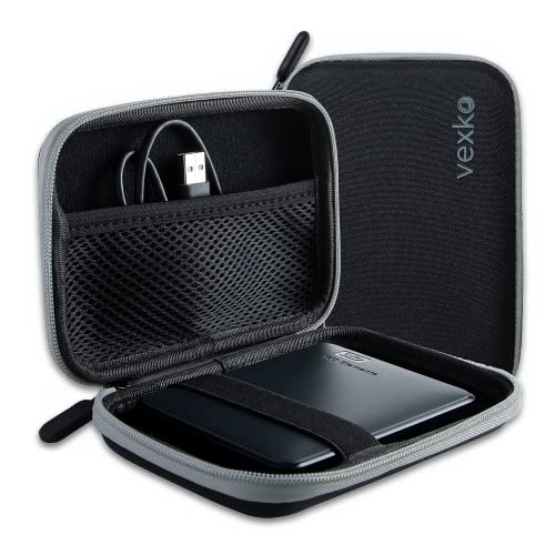 Vexko Hard-Shell Portable Charger Case (Black)