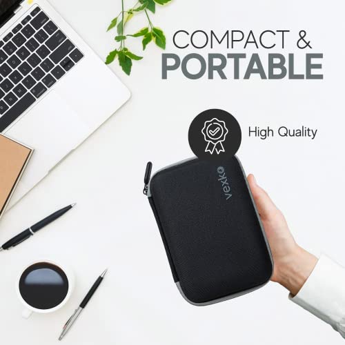 Vexko Hard-Shell Portable Charger Case (Black)