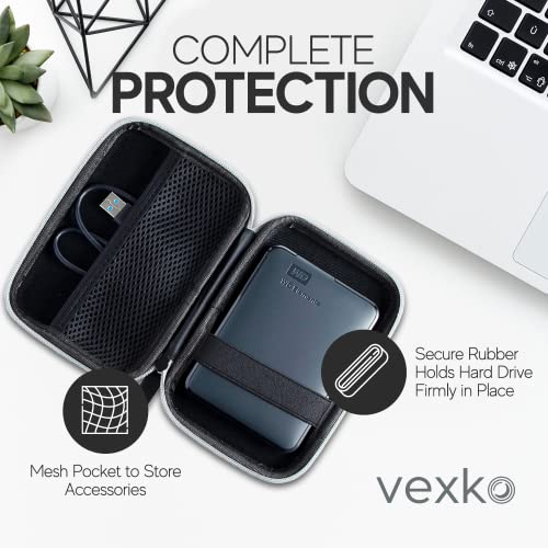 Vexko Hard-Shell Portable Charger Case (Black)