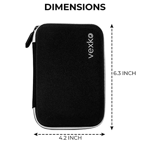 Vexko Hard-Shell Portable Charger Case (Black)