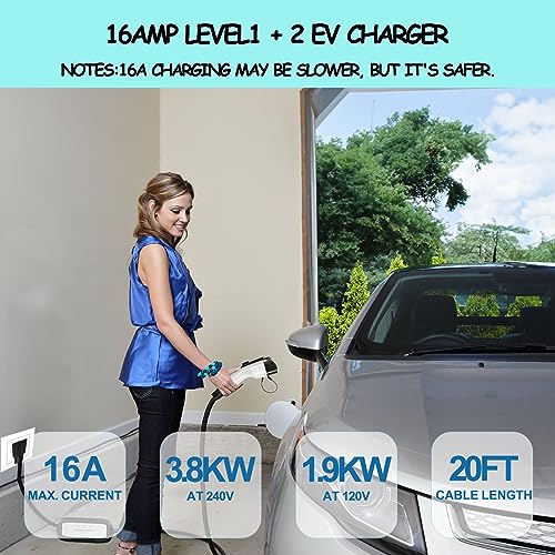 Portable EV Charger for Level 1 & Level 2
