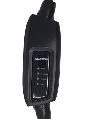 Duosida Portable EV Charger for Home, Universal Plug