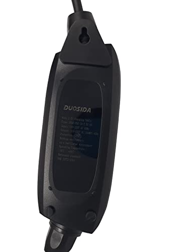 Duosida Portable EV Charger for Home, Universal Plug