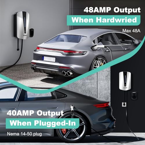 Home Level 2 EV Charger with WiFi (25FT)