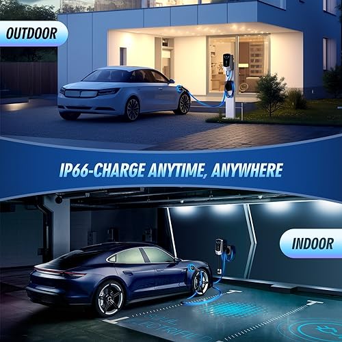 Hiwildoo Level 2 EV Charger with WiFi, NEMA 14-50
