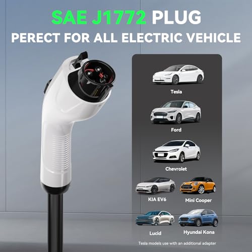 Andeman Level 2 EV Charger with RFID & 25FT Cable