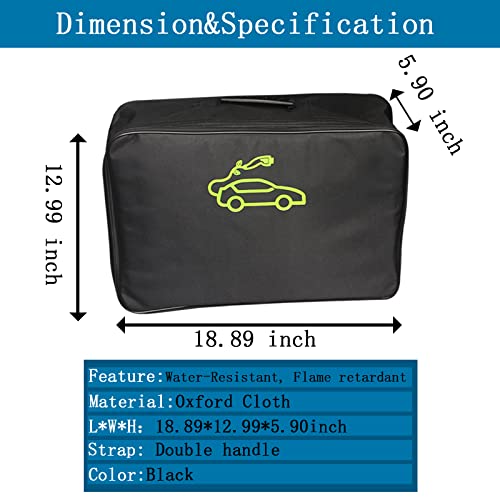 Portable EV Cable Organizer Bag - 48x33x15CM