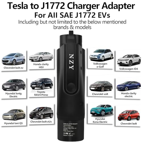 Tesla to J1772 Adapter Charger - 60A, 250V