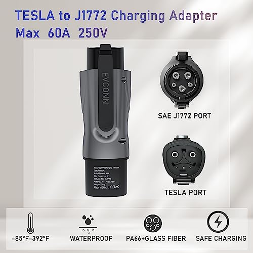 EVCONN 2023 Upgraded Tesla to J1772 Charging Adapter