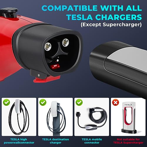 Tesla to J1772 Charging Adapter with Anti-Drop Lock