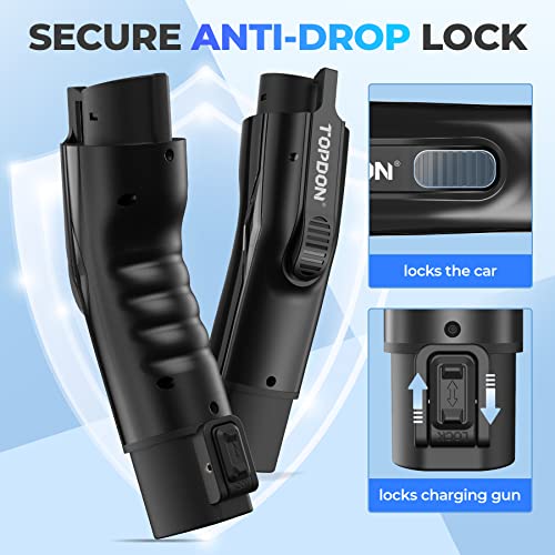 Tesla to J1772 Adapter, 48A 250V with Anti-Drop Lock