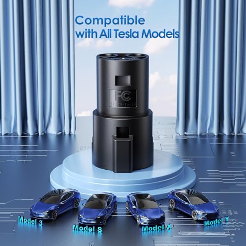 J1772 to Tesla Adapter 80AMP Fast Charging for Model 3 Y X S