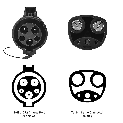 Tesla Only: High-Speed EV Charging Adapter Converter - 80A