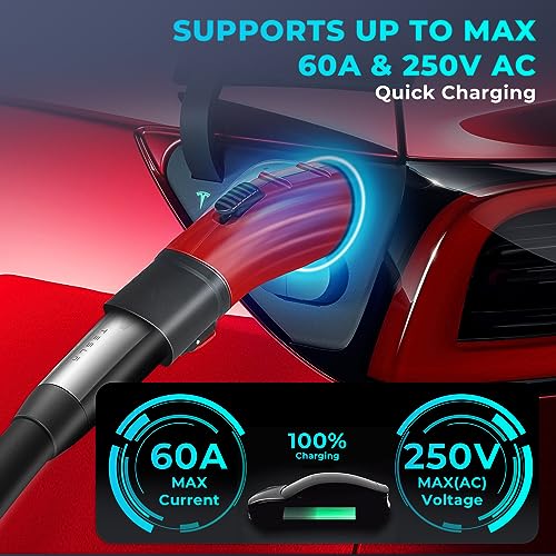 Tesla to J1772 Charging Adapter with Anti-Drop Lock
