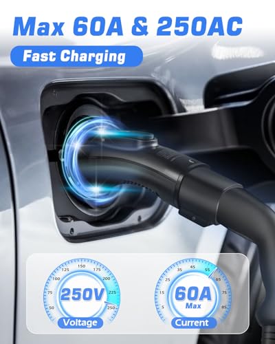 Tesla to J1772 Adapter, 48A Charger, Storage Pouch
