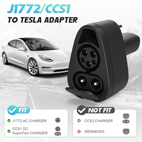 Tesla CCS1 Adapter, 250KW J1772 Nacs Charger, EV Charging