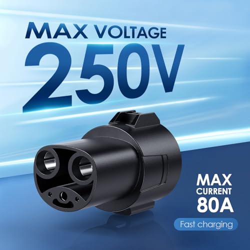 J1772 to Tesla Adapter 80AMP Fast Charging for Model 3 Y X S