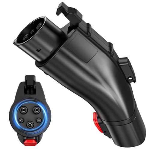 NEXPOW Tesla to J1772 Adapter - 60A 250V Plugin