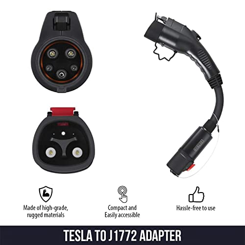 Tesla to J1772 Adapter, Max 40A & 250V