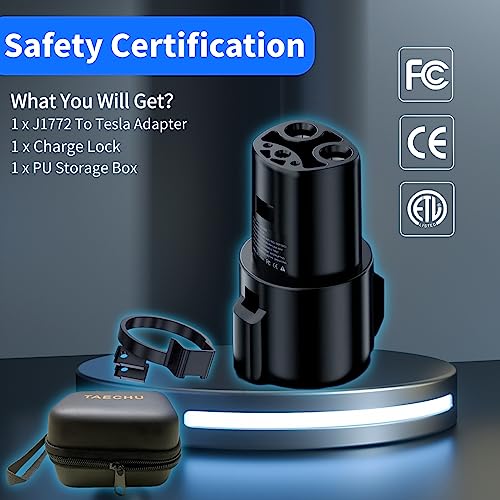 Tesla Adapter for J1772, 80Amp 240V AC, Model 3-Y-S-X