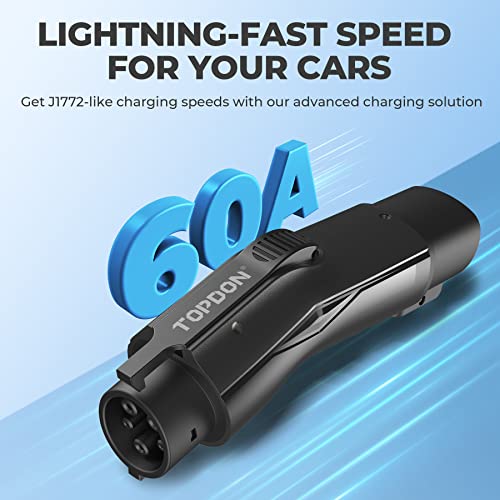 Tesla to J1772 Adapter, 48A 250V with Anti-Drop Lock