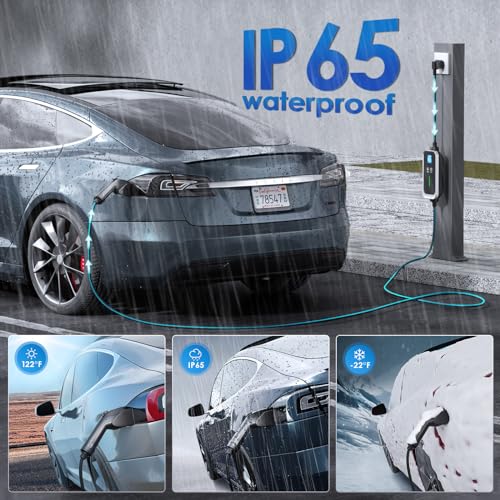 J1772 to Tesla Adapter 80AMP Fast Charging for Model 3 Y X S