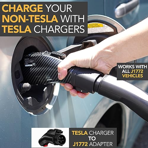 Tesla to J1772 Adapter - Max 60A/250V - Weather Proof