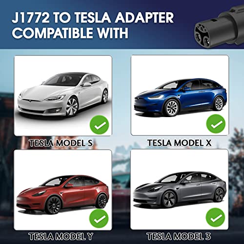 Tesla compatible 80A adapter for SAE J1772 Charger