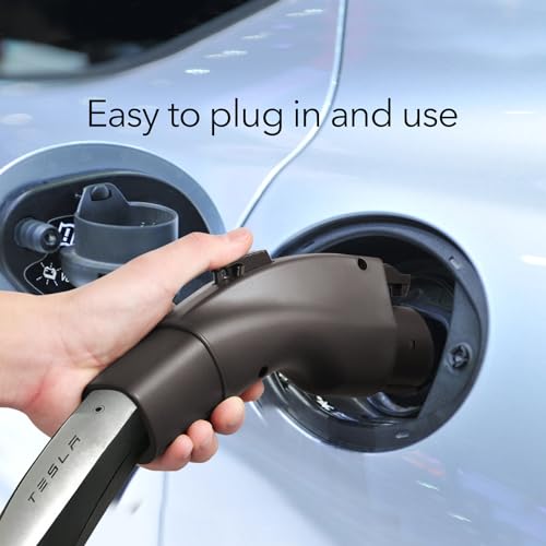 Tesla to J1772 Adapter, 48Amp, 250V - Black
