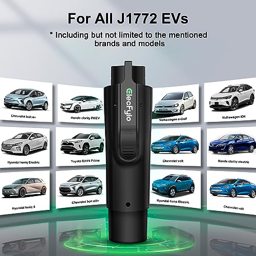 ElecFylo Tesla to J1772 Adapter - Universal, FCC Certified
