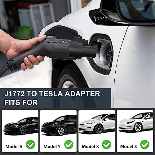 Tesla Model 3/Y/S/X 80A Charging Adapter for EV Stations