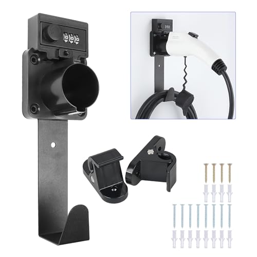 LCGP EV Charger Holder with Combination Lock and Mount