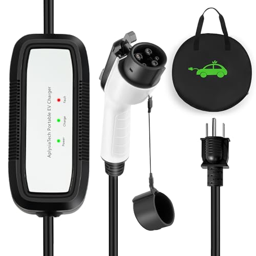 AplysiaTech Portable EV Charger Level 1, 15Amp, 110V