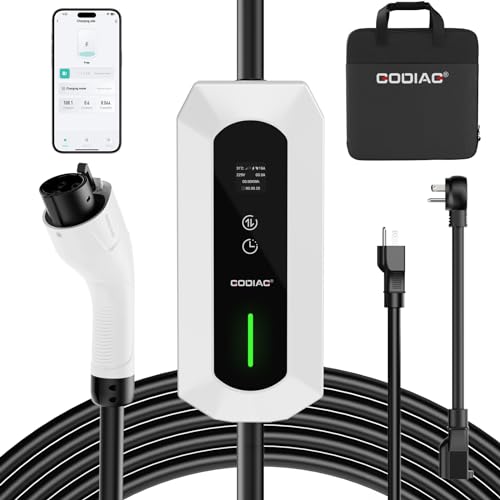 WiFi-enabled Portable EV Charger for Electric Vehicles