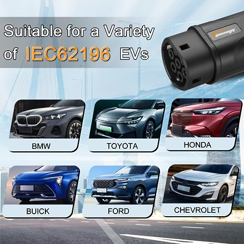 Type 1 to Type 2 EV Charging Adapter
