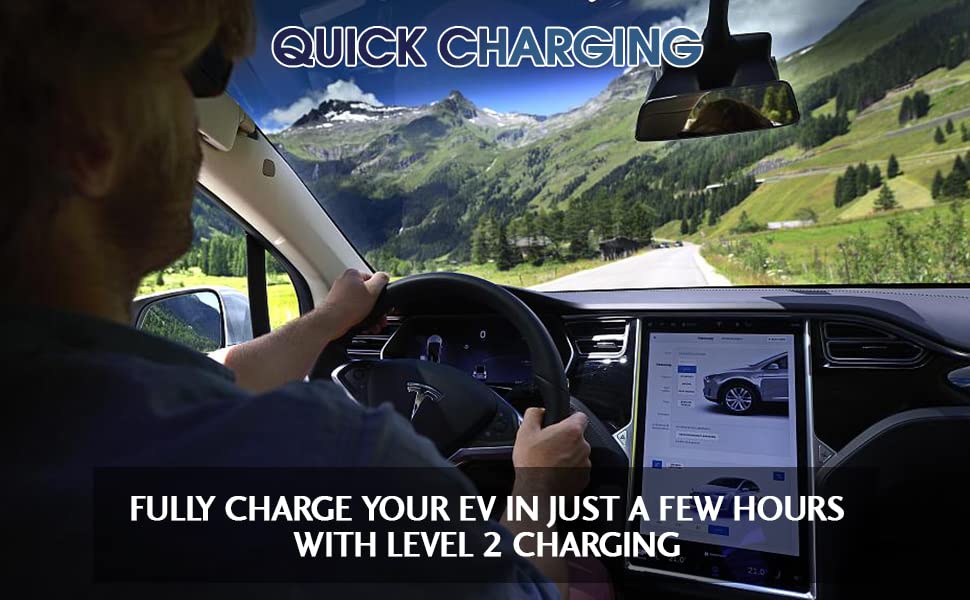 Tesla compatible 80A adapter for SAE J1772 Charger