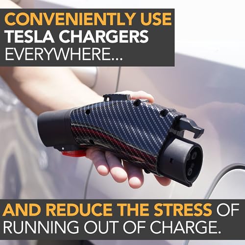 Tesla to J1772 Adapter - Max 60A/250V - Weather Proof