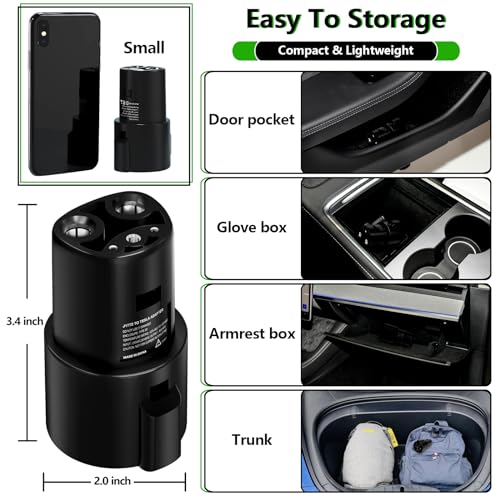Tesla Model 3 Y S X J1772 Charging Adapter