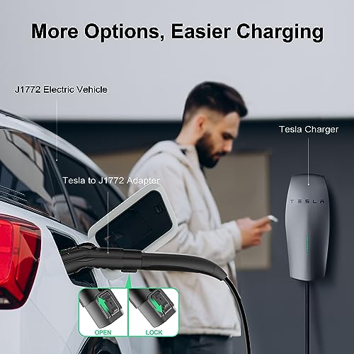 ElecFylo Tesla to J1772 Adapter - Universal, FCC Certified