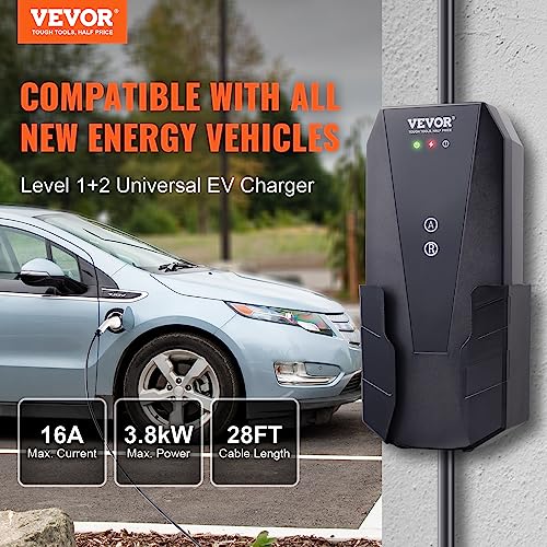 VEVOR Level 1+2 EV Charger 16A Portable Hurry!
